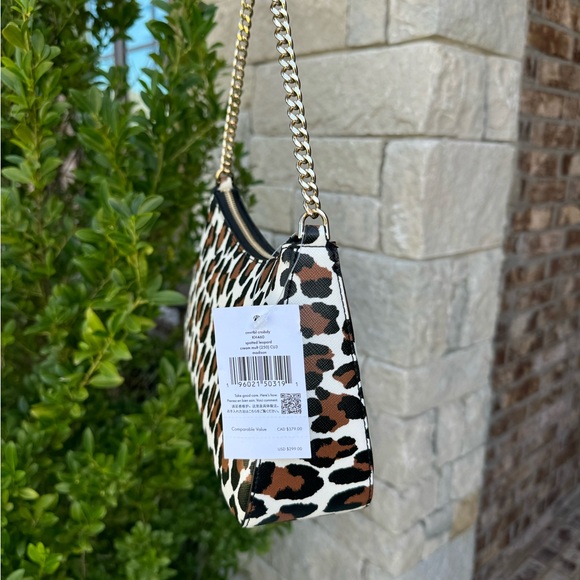 ✨ New Kate Spade Madison Spotted Leopard Medium Convertible Crossbody ✨ - Picture 4 of 11